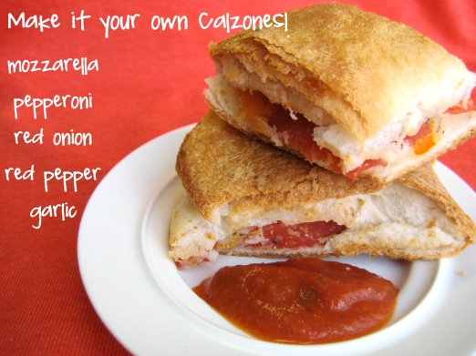 Make It Your Own Calzones - The First Year Blog