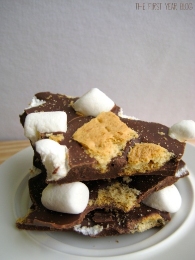 S'mores Bark - The First Year Blog #SmoresBark